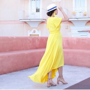 Hi-Low Knit wrap sundress